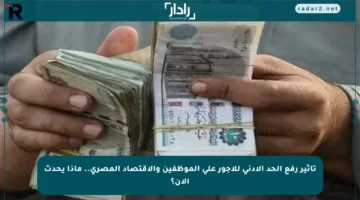 تأثير رفع الحد الأدنى للأجور على الموظفين والاقتصاد المصري.. ماذا يحدث الآن؟